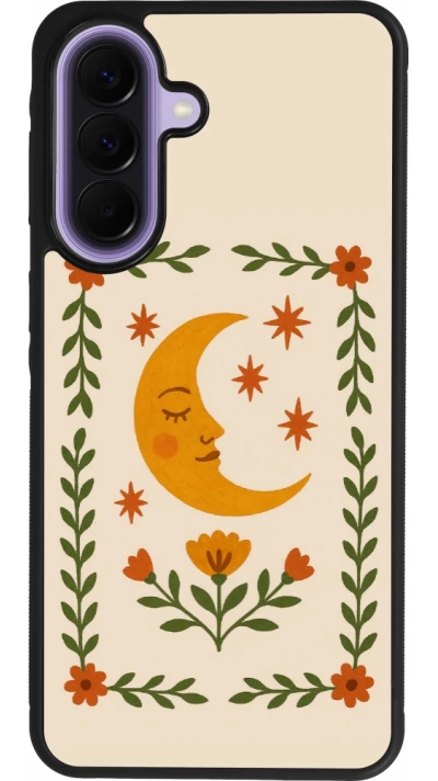 Samsung Galaxy A57 5G Case Hülle - Silikon schwarz Half moon stamp 2026