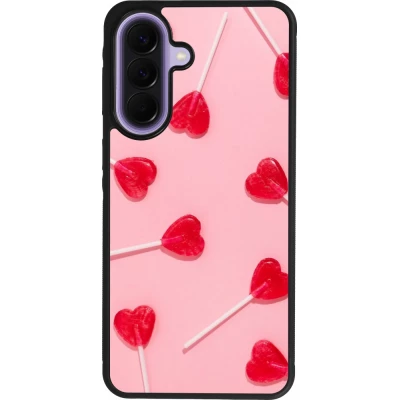 Samsung Galaxy A57 5G Case Hülle - Silikon schwarz Saint Valentines Day 26 Lollipop