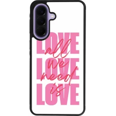 Samsung Galaxy A57 5G Case Hülle - Silikon schwarz Saint Valentines Day 26 Love all we need is
