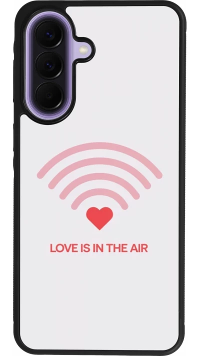 Samsung Galaxy A57 5G Case Hülle - Silikon schwarz Saint Valentines Day 26 Love is in the air