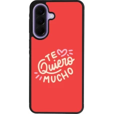 Samsung Galaxy A57 5G Case Hülle - Silikon schwarz Saint Valentines Day 26 Te quiero mucho