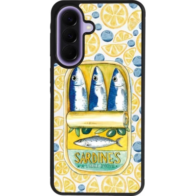 Coque Samsung Galaxy A57 5G - Silicone rigide noir Sardines in oil 2026