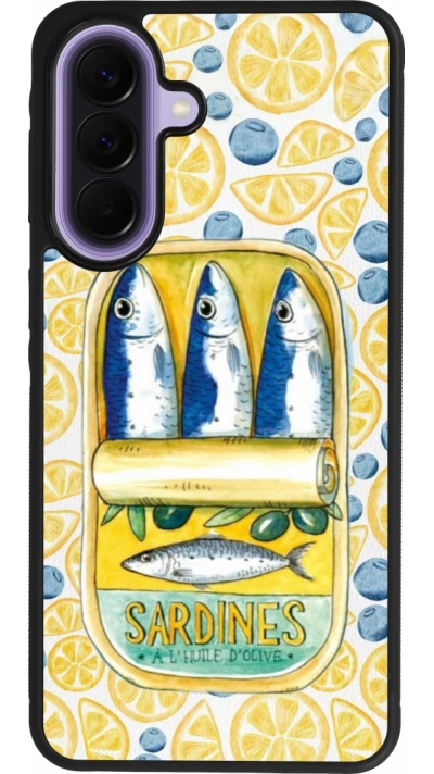 Samsung Galaxy A57 5G Case Hülle - Silikon schwarz Sardines in oil 2026
