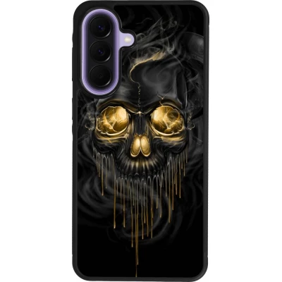 Samsung Galaxy A57 5G Case Hülle - Silikon schwarz Skull 02