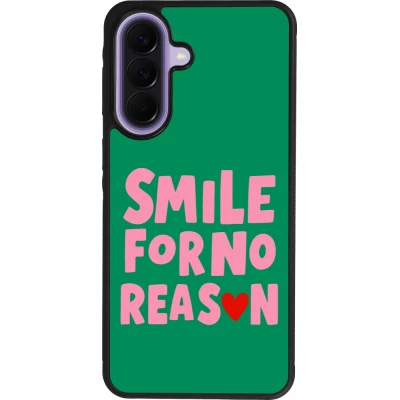 Samsung Galaxy A57 5G Case Hülle - Silikon schwarz Smile for no reason 2026