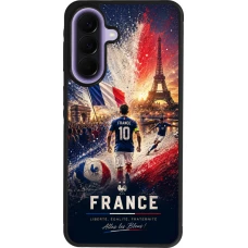 Samsung Galaxy A57 5G Case Hülle - Silikon schwarz Fussball Frankreich splash 2026