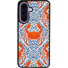 Samsung Galaxy A57 5G Case Hülle - Silikon schwarz Crabs and pearls Summer 2026