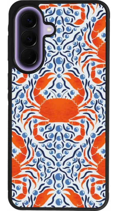 Samsung Galaxy A57 5G Case Hülle - Silikon schwarz Crabs and pearls Summer 2026