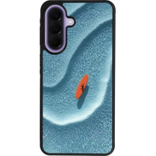 Samsung Galaxy A57 5G Case Hülle - Silikon schwarz Orange surf Summer 2026