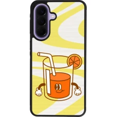 Samsung Galaxy A57 5G Case Hülle - Silikon schwarz Summer drink 2026