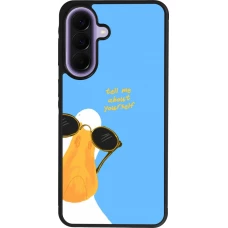 Samsung Galaxy A57 5G Case Hülle - Silikon schwarz Tell me about yourself Summer 2026