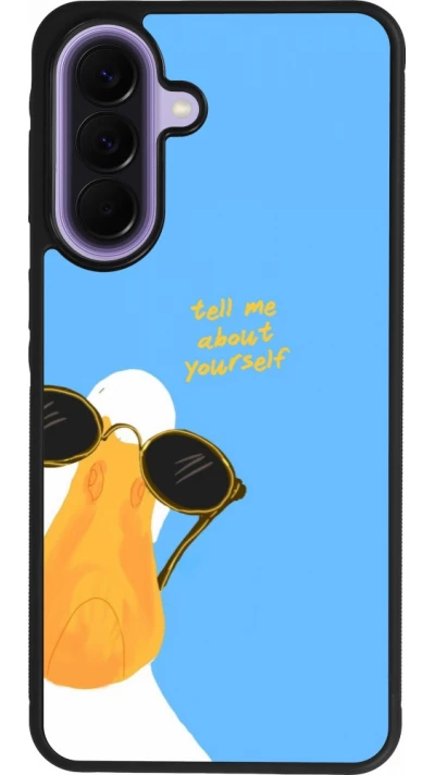 Samsung Galaxy A57 5G Case Hülle - Silikon schwarz Tell me about yourself Summer 2026