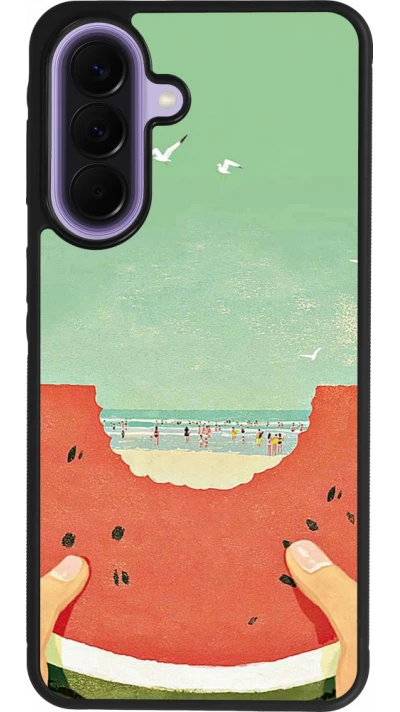 Samsung Galaxy A57 5G Case Hülle - Silikon schwarz Views through a watermelon Summer 2026