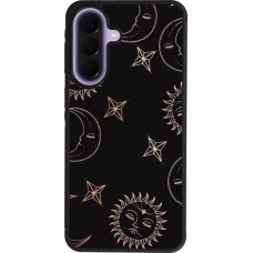 Coque Samsung Galaxy A57 5G - Silicone rigide noir Suns and Moons