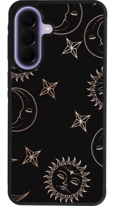 Samsung Galaxy A57 5G Case Hülle - Silikon schwarz Suns and Moons