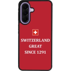 Samsung Galaxy A57 5G Case Hülle - Silikon schwarz Switzerland Great Since 1291