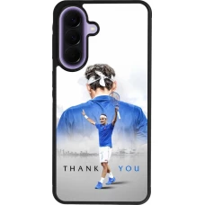 Samsung Galaxy A57 5G Case Hülle - Silikon schwarz Thank you Roger