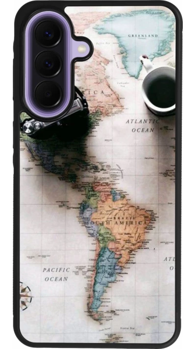 Samsung Galaxy A57 5G Case Hülle - Silikon schwarz Travel 01