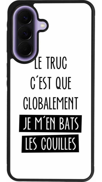Samsung Galaxy A57 5G Case Hülle - Silikon schwarz Le truc globalement bats les couilles