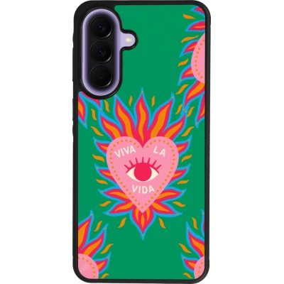 Samsung Galaxy A57 5G Case Hülle - Silikon schwarz Viva la vida 2026