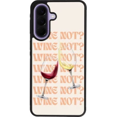 Samsung Galaxy A57 5G Case Hülle - Silikon schwarz Wine not
