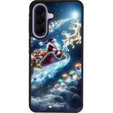 Samsung Galaxy A57 5G Case Hülle - Silikon schwarz Weihnachten 2023 Verzauberter Weihnachtsmann