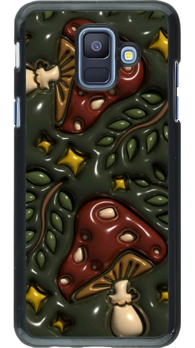 Coque Samsung Galaxy A6 - Autumn 26 3D mushrooms