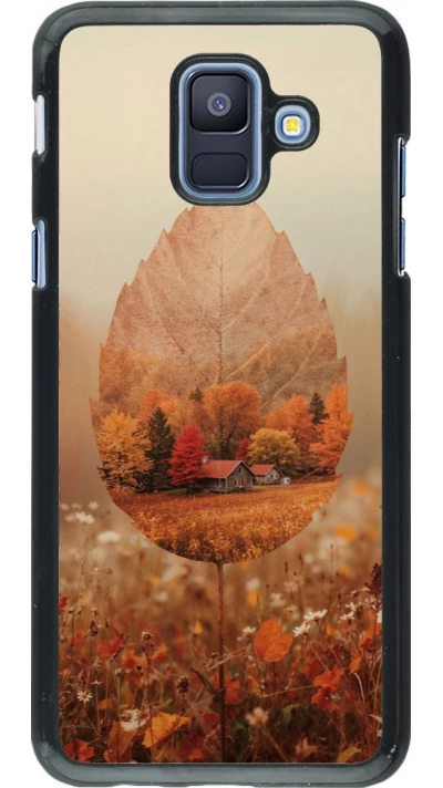 Coque Samsung Galaxy A6 - Autumn 26 Autumn leaf