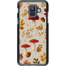 Coque Samsung Galaxy A6 - Autumn 26 Mushrooms and leaves