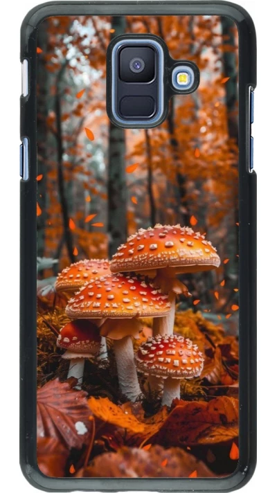 Coque Samsung Galaxy A6 - Autumn 26 Mushrooms in the woods