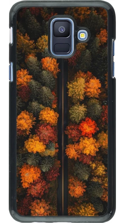 Coque Samsung Galaxy A6 - Autumn 26 Road in autumn