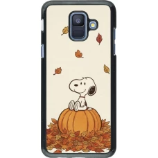Coque Samsung Galaxy A6 - Autumn 26 Snoopy autumn