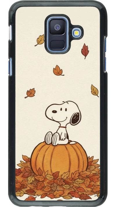 Coque Samsung Galaxy A6 - Autumn 26 Snoopy autumn