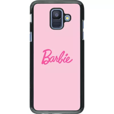 Samsung Galaxy A6 Case Hülle - Barbie Text