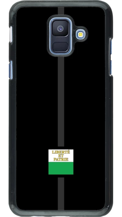 Samsung Galaxy A6 Case Hülle - Kanton VD schwarz