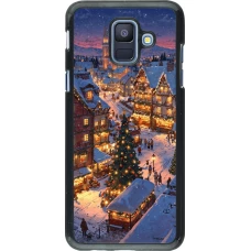 Samsung Galaxy A6 Case Hülle - Christmas 25 Xmas Village