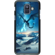 Samsung Galaxy A6 Case Hülle - Drache nächtliche Berg