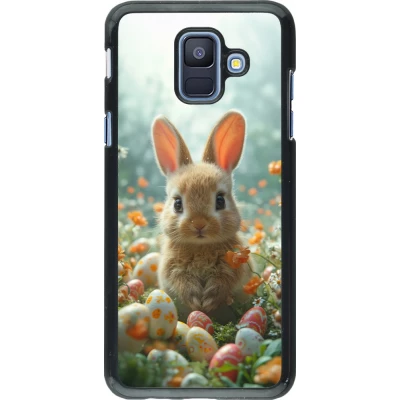 Samsung Galaxy A6 Case Hülle - Easter 2026 Rabbit in the garden