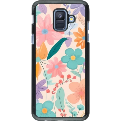 Samsung Galaxy A6 Case Hülle - Easter 2024 spring flowers