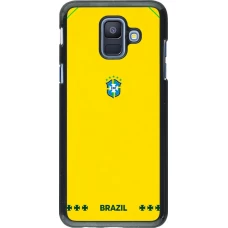 Samsung Galaxy A6 Case Hülle - Brasilien 2026 personalisierbares Fussballtrikot