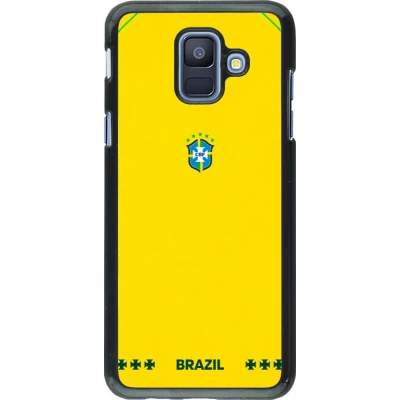 Samsung Galaxy A6 Case Hülle - Brasilien 2026 personalisierbares Fussballtrikot
