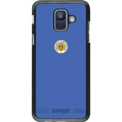 Samsung Galaxy A6 Case Hülle - Curaçao 2026 personalisierbares Fussballtrikot