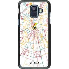 Samsung Galaxy A6 Case Hülle - Ghana 2026 personalisierbares Fussballtrikot