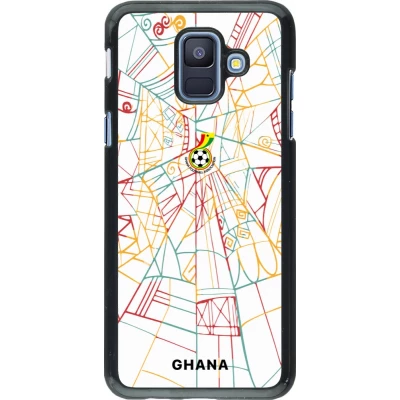 Samsung Galaxy A6 Case Hülle - Ghana 2026 personalisierbares Fussballtrikot