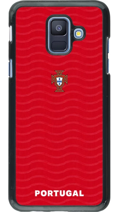 Samsung Galaxy A6 Case Hülle - Portugal 2026 personalisierbares Fussballtrikot