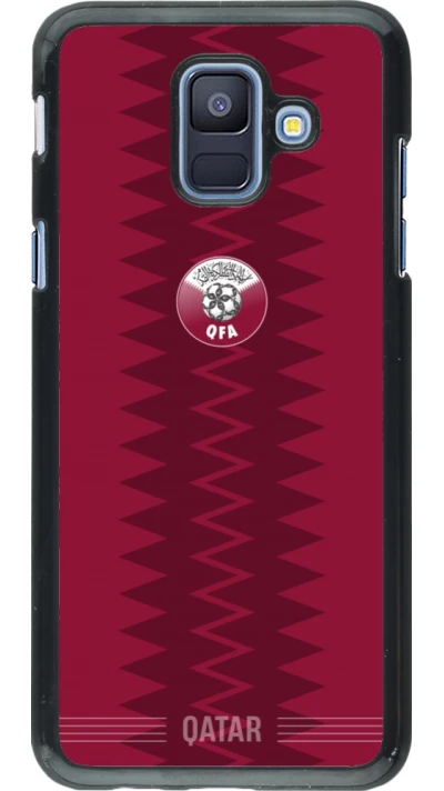 Samsung Galaxy A6 Case Hülle - Qatar 2026 personalisierbares Fussballtrikot