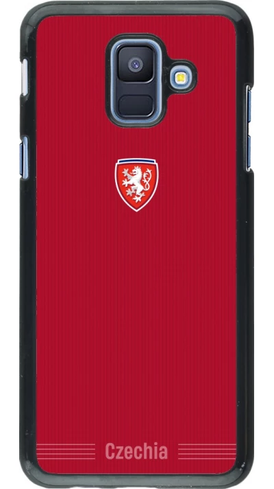Samsung Galaxy A6 Case Hülle - Tschechische Republik 2026 personalisierbares Fussballtrikot