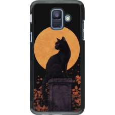 Coque Samsung Galaxy A6 - Halloween 2026 Cat Art Nouveau