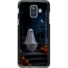 Coque Samsung Galaxy A6 - Halloween 2026 Ghost on a swing