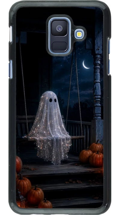 Coque Samsung Galaxy A6 - Halloween 2026 Ghost on a swing